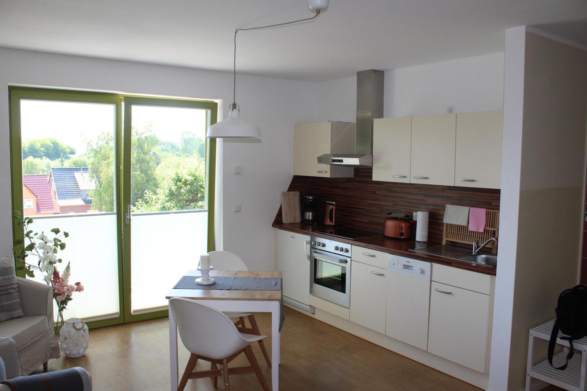 Apartamento Schwalbennest am Café Wunder Bar Bad Sulze Exterior foto